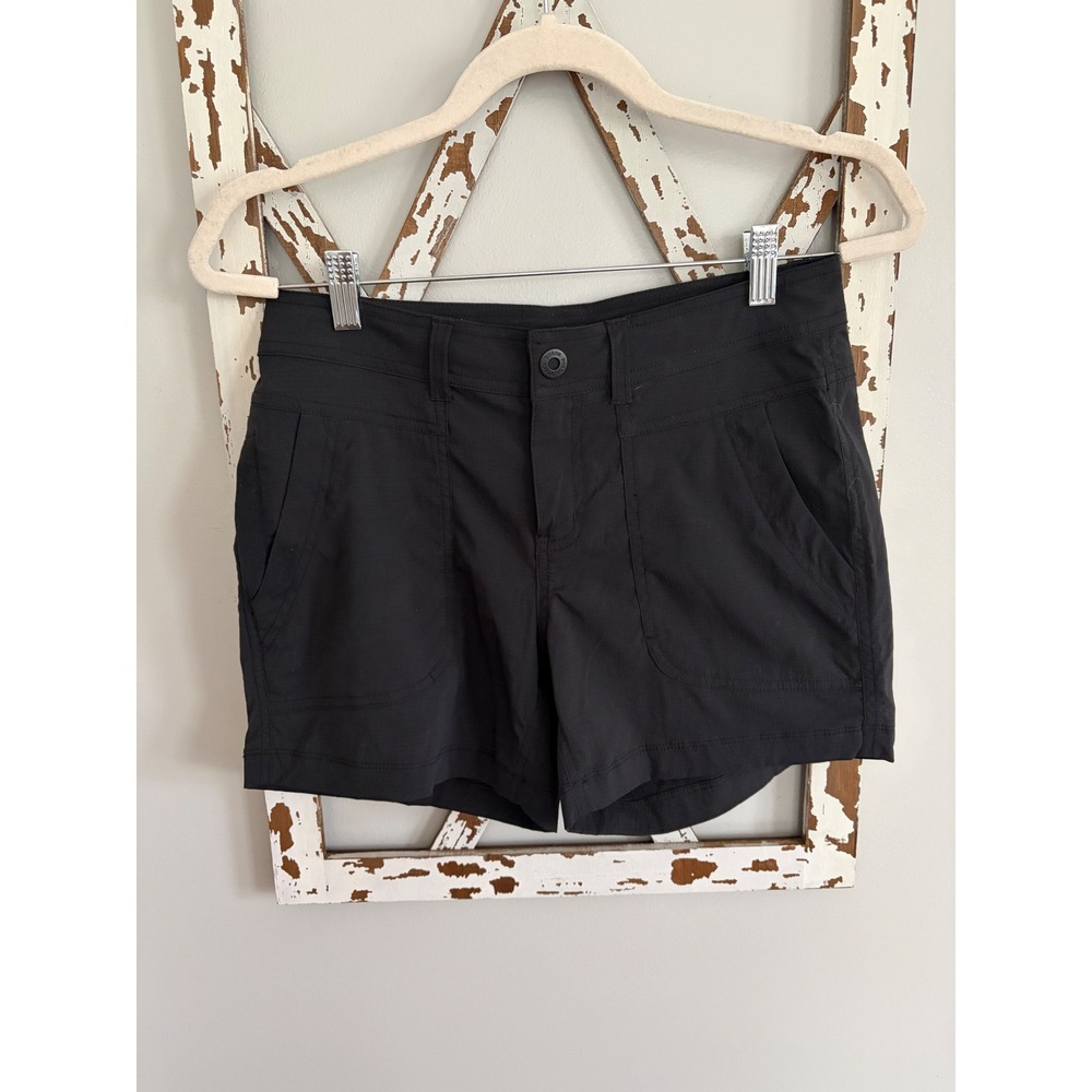 prAna Women's Hiking/Outdoor Shorts Black Size 4